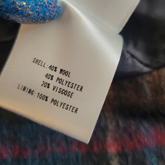 Miss Patina London Galloway Academia Tartan Plaid Wool Blend Wrap Skirt UK 10 6 - Picture 13 of 16